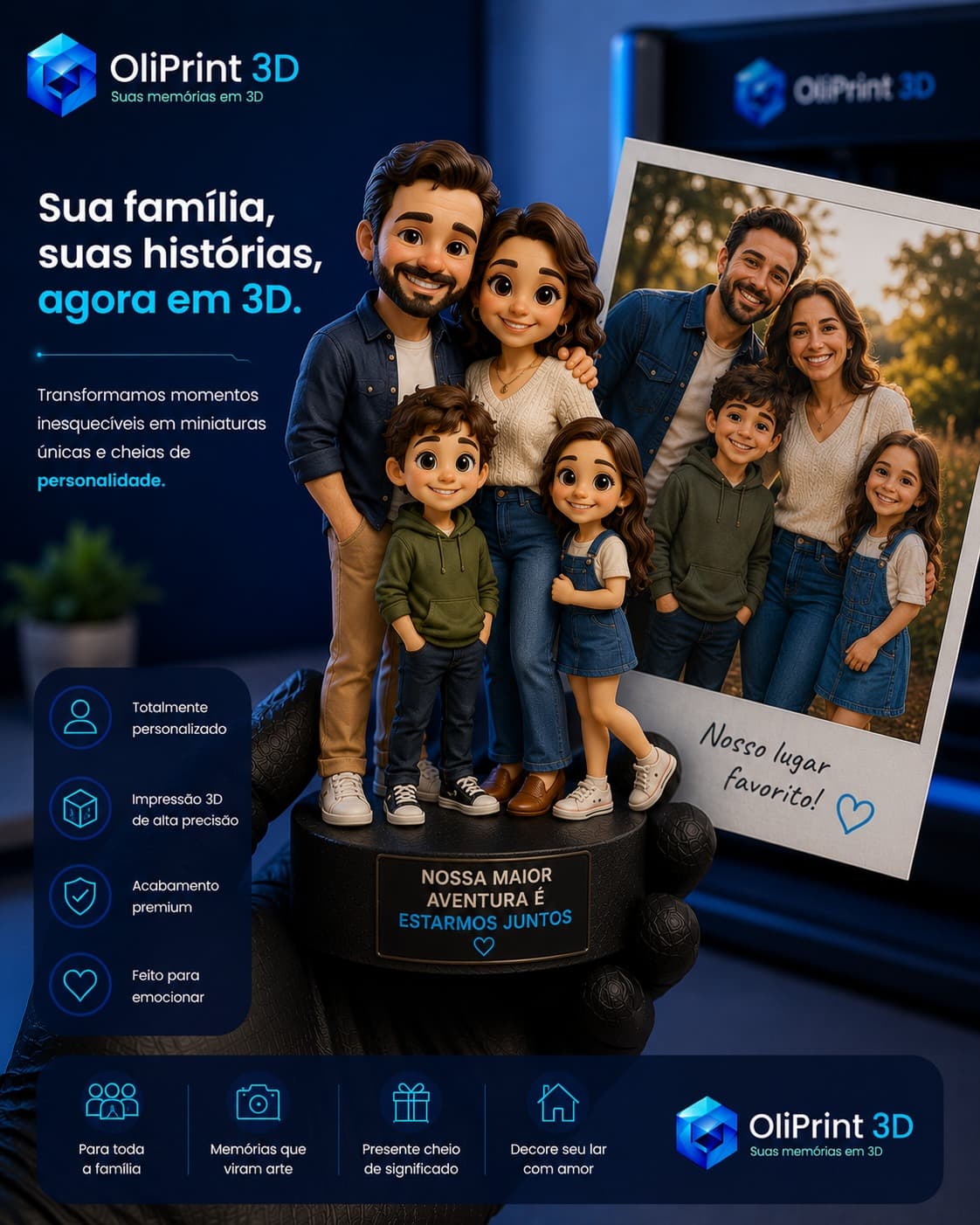 Família em 3D